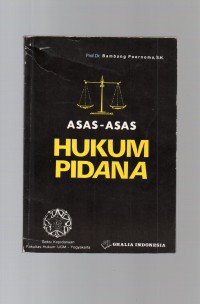 Image of Asas - Asas Hukum Pidana